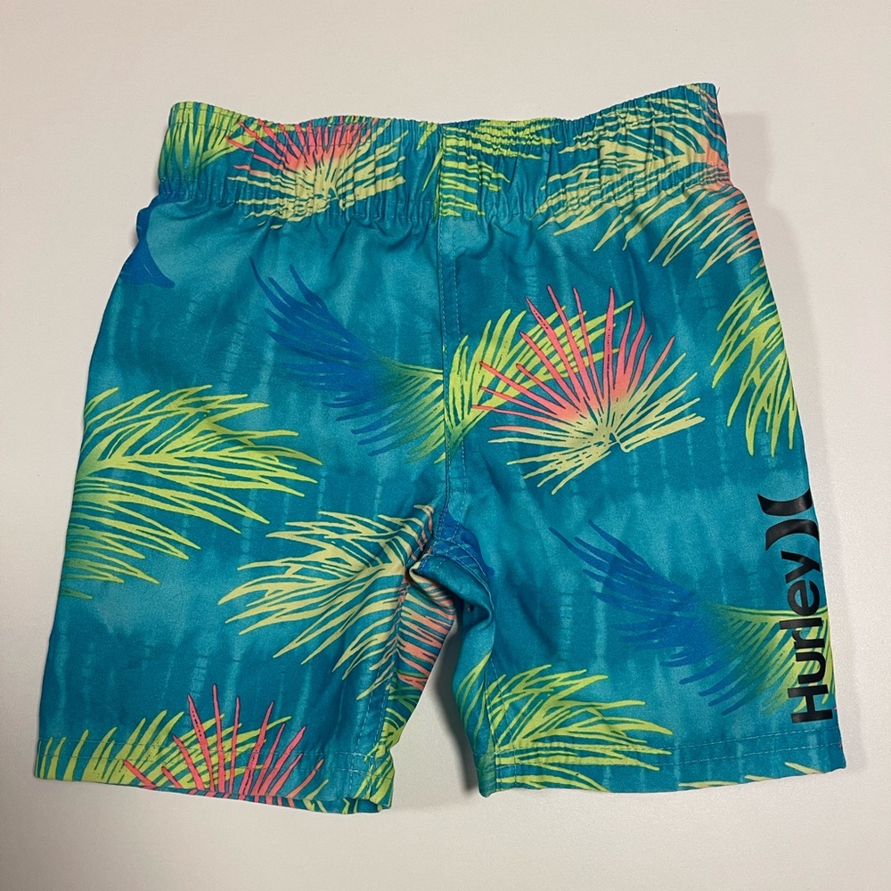 Hurley Kids Teal Tropical Swim Shorts